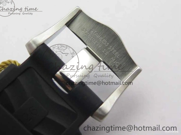 0218 Seasonal 2018 Seamaster Diver 300M SS YG VSF 1:1 Best Edition YG Bezel Black Dial on Black Rubber Strap A 7934